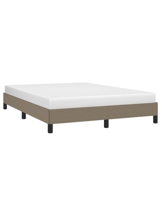 Rám postele bez matrace taupe 140 x 200 cm textil