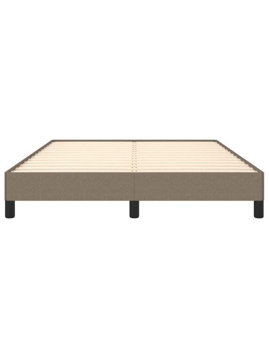 Rám postele bez matrace taupe 140 x 200 cm textil