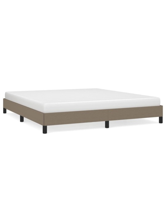 Rám postele bez matrace taupe 180 x 200 cm textil