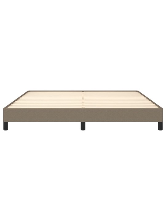 Rám postele bez matrace taupe 180 x 200 cm textil