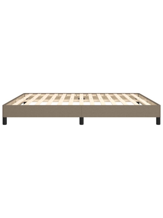 Rám postele bez matrace taupe 180 x 200 cm textil