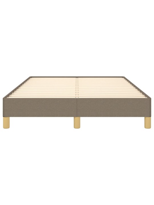 Rám postele bez matrace taupe 120 x 200 cm textil