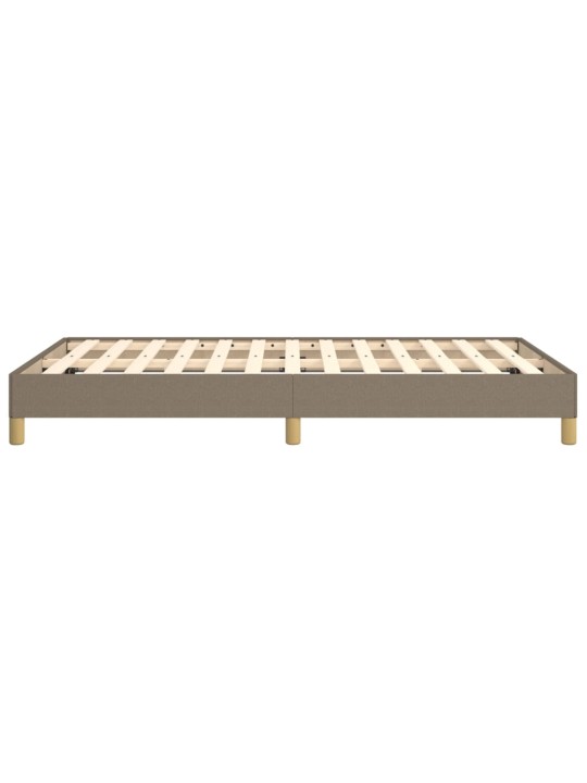 Rám postele bez matrace taupe 120 x 200 cm textil
