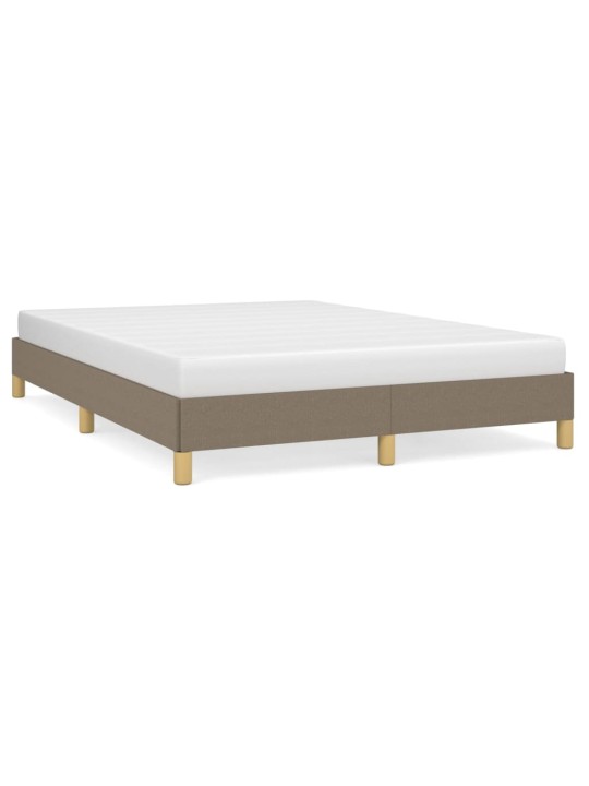 Rám postele bez matrace taupe 160 x 200 cm textil