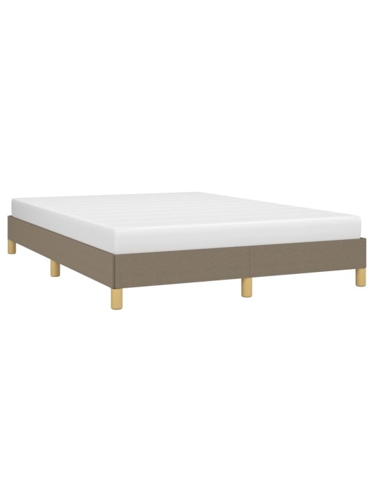 Rám postele bez matrace taupe 160 x 200 cm textil