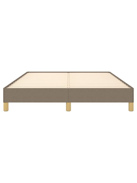 Rám postele bez matrace taupe 160 x 200 cm textil