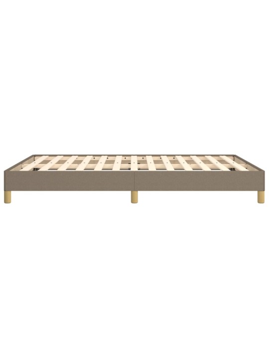 Rám postele bez matrace taupe 160 x 200 cm textil
