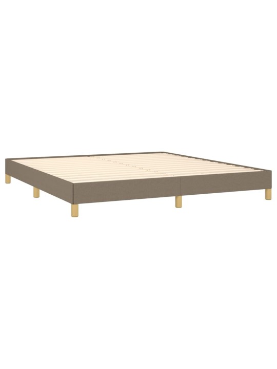 Rám postele bez matrace taupe 180 x 200 cm textil