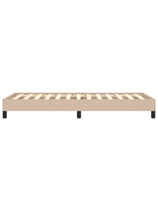 Rám postele cappuccino 80 x 200 cm umělá kůže