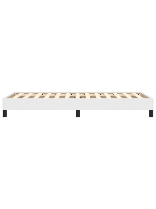 Rám postele bílý 90 x 200 cm umělá kůže