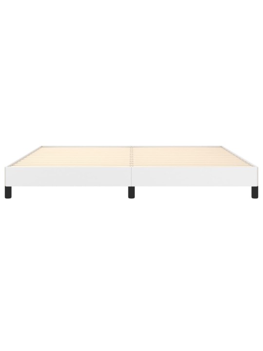 Rám postele bílá 200 x 200 cm umělá kůže