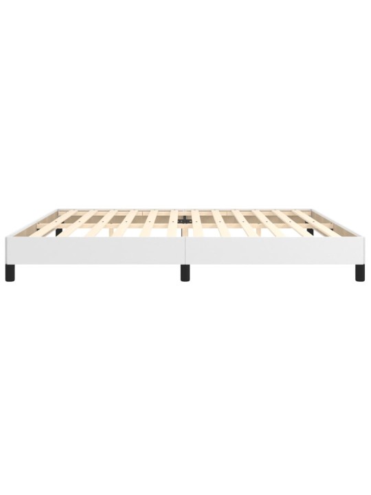 Rám postele bílá 200 x 200 cm umělá kůže