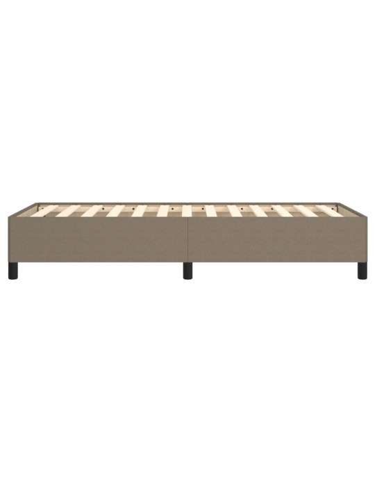 Rám postele bez matrací taupe 80x200 cm textil