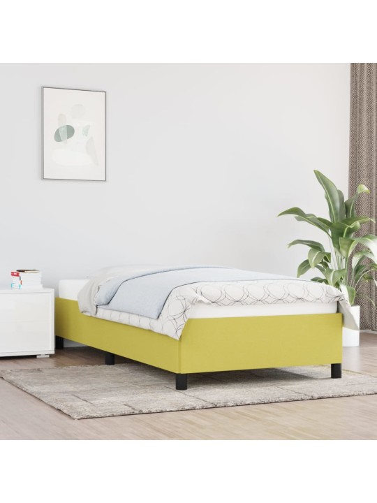 Rám postele zelený 80 x 200 cm textil
