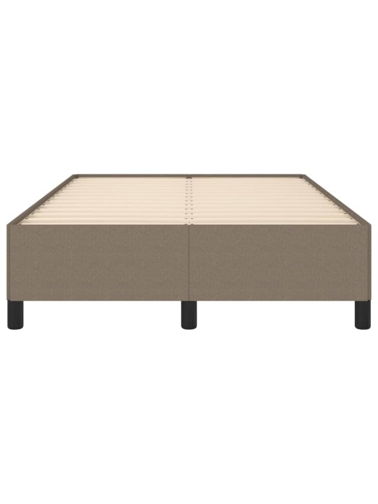 Rám postele bez matrace taupe 120 x 200 cm textil
