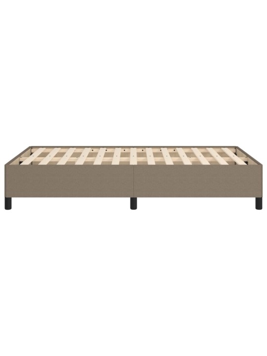 Rám postele bez matrace taupe 120 x 200 cm textil