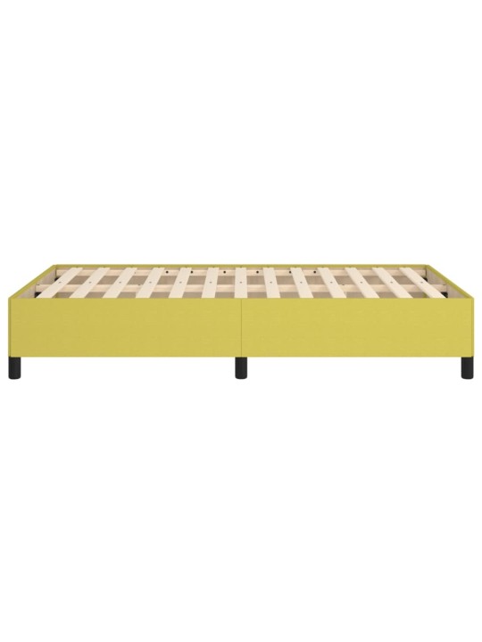 Rám postele bez matrace zelený 120 x 200 cm textil