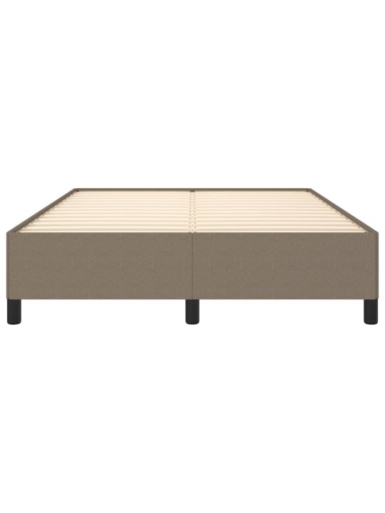 Rám postele bez matrace taupe 140 x 200 cm textil