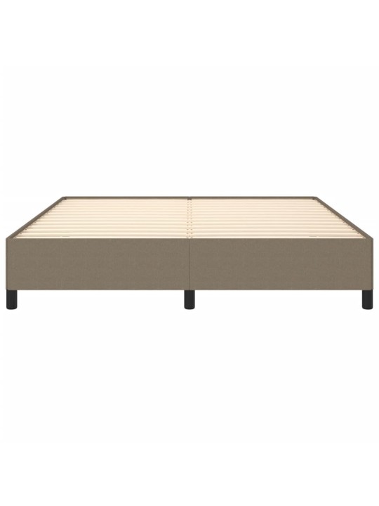 Rám postele bez matrace taupe 180 x 200 cm textil