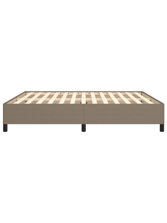 Rám postele bez matrace taupe 180 x 200 cm textil