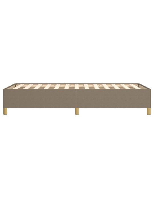 Rám postele bez matrací taupe 90x200 cm textil