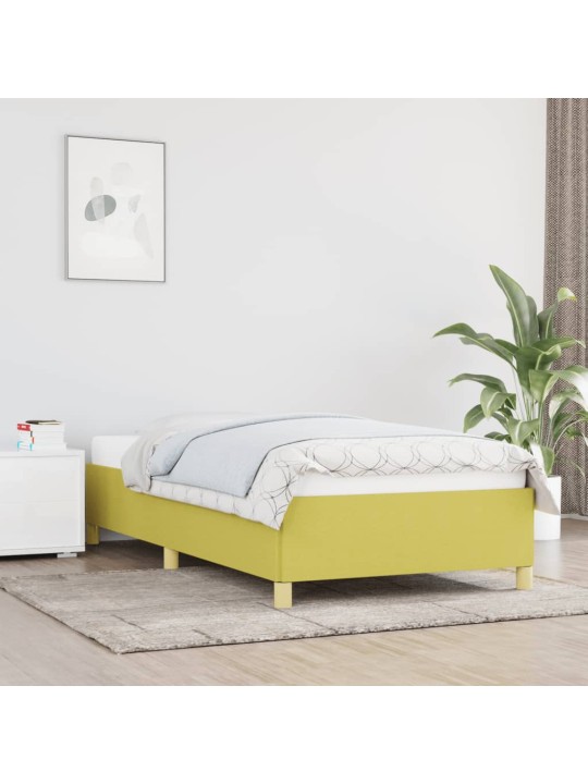 Rám postele zelená 90 x 200 cm textil