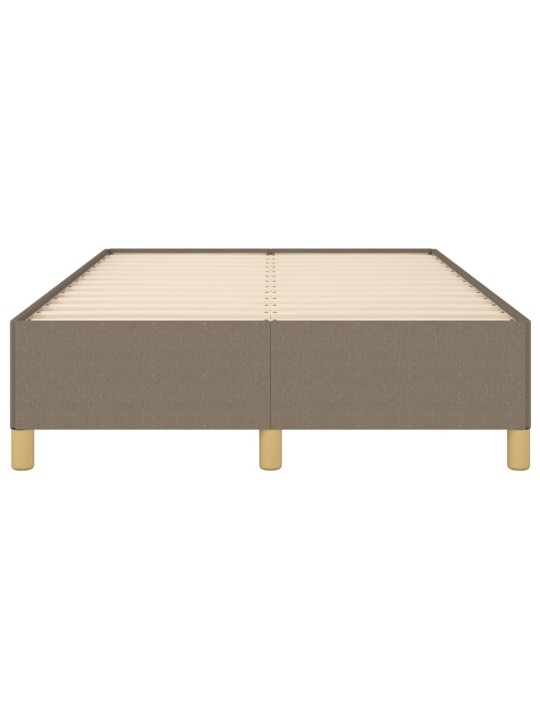 Rám postele bez matrace taupe 120 x 200 cm textil