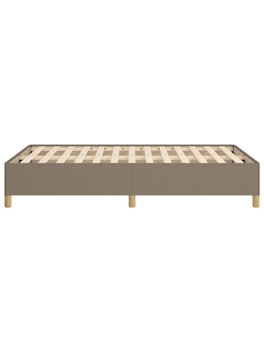 Rám postele bez matrace taupe 120 x 200 cm textil