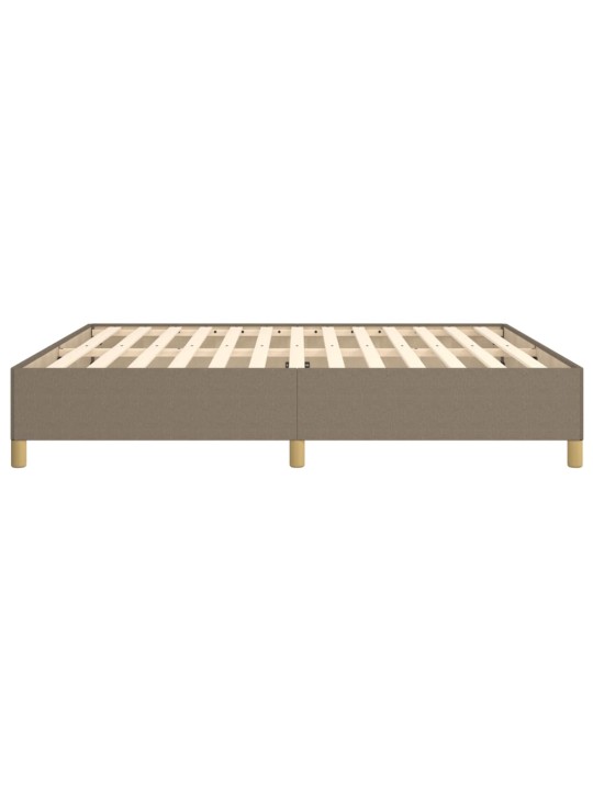 Rám postele bez matrace taupe 180 x 200 cm textil