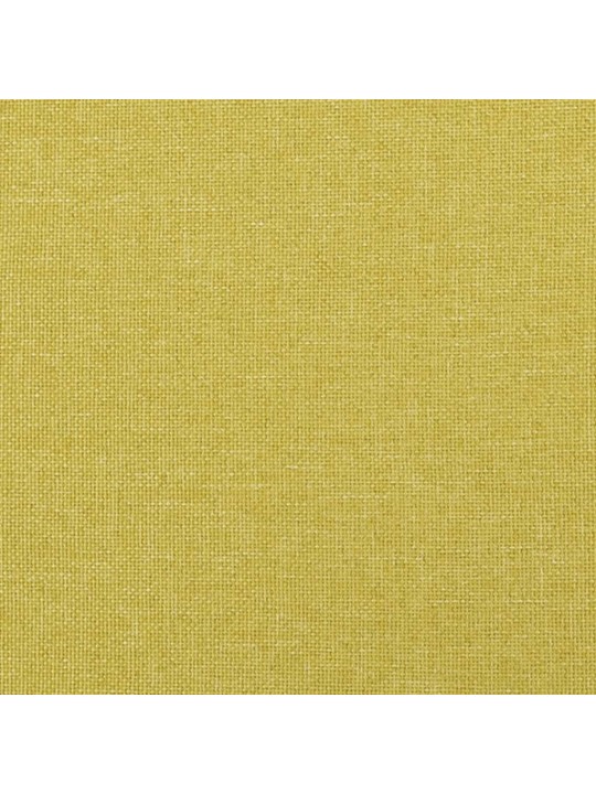 Rám postele bez matrace zelený 200 x 200 cm textil