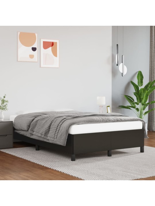 Rám postele černý 120 x 200 cm umělá kůže