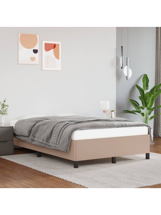 Rám postele cappuccino 120x200 cm umělá kůže