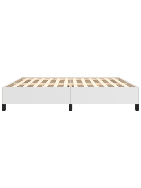Rám postele bílá 200 x 200 cm umělá kůže