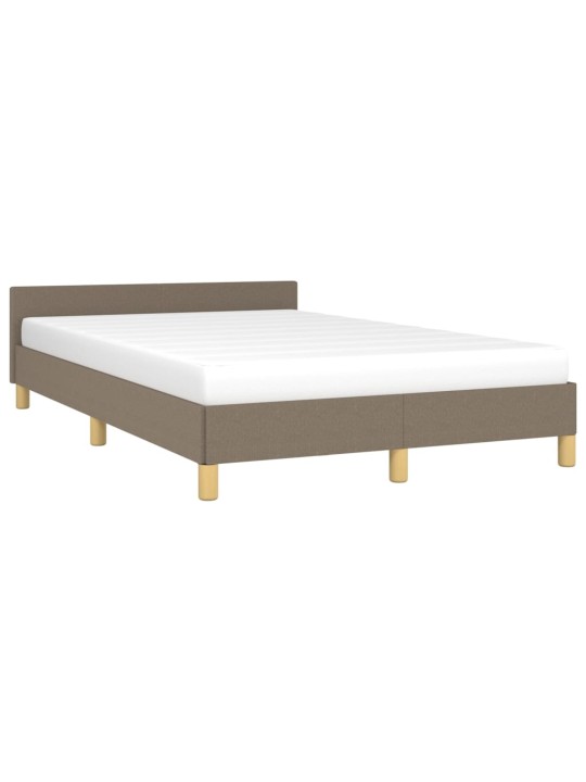 Rám postele bez matrace taupe 120 x 200 cm textil