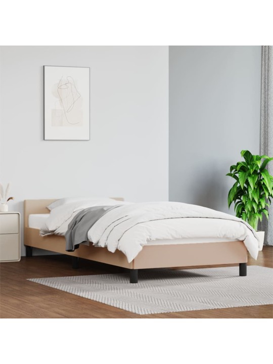 Rám postele s čelem bez matrace cappuccino 80x200 cm