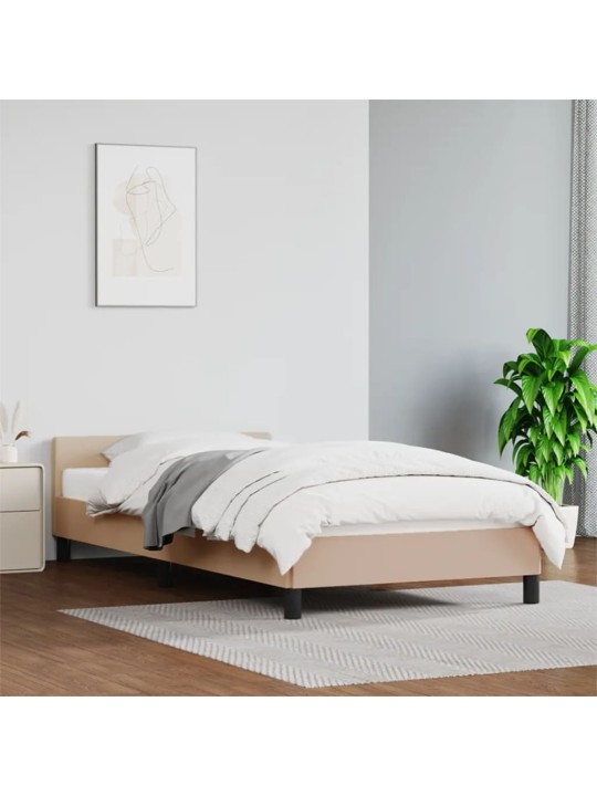 Rám postele s čelem bez matrace cappuccino 90x190 cm
