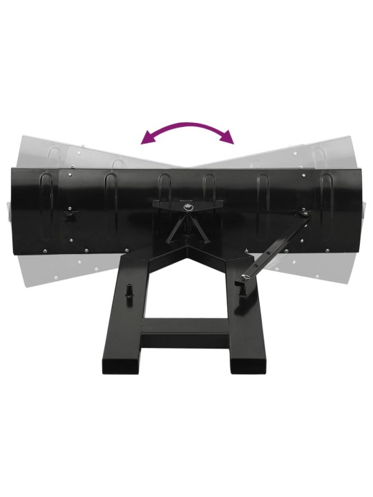 Sněhová radlice pro vysokozdvižný vozík 150 x 38 cm černá