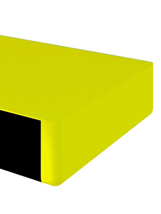 Chránič rohů žlutočerný 6 x 2 x 101,5 cm pu