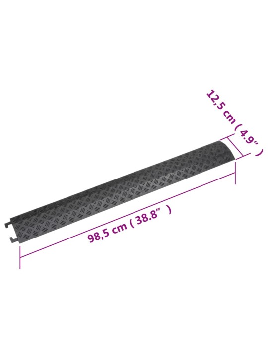 Kabelové mosty 2 ks 98,5 cm černé