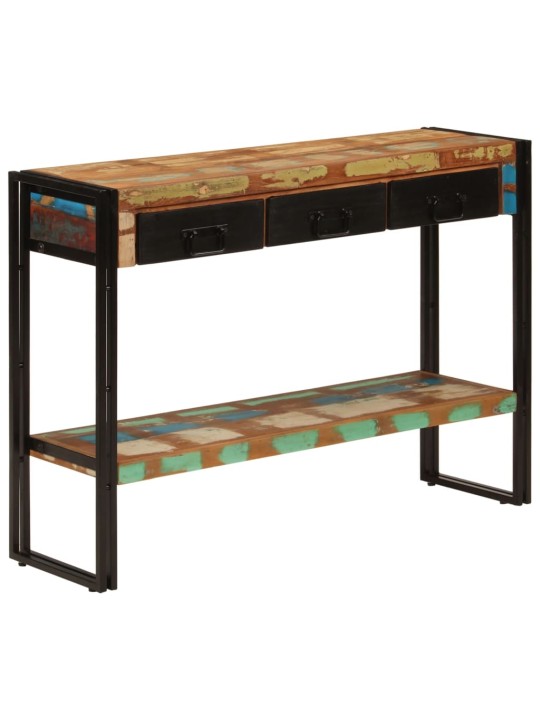 Konzolový stolek 110 x 30 x 76 cm masivní recyklované dřevo