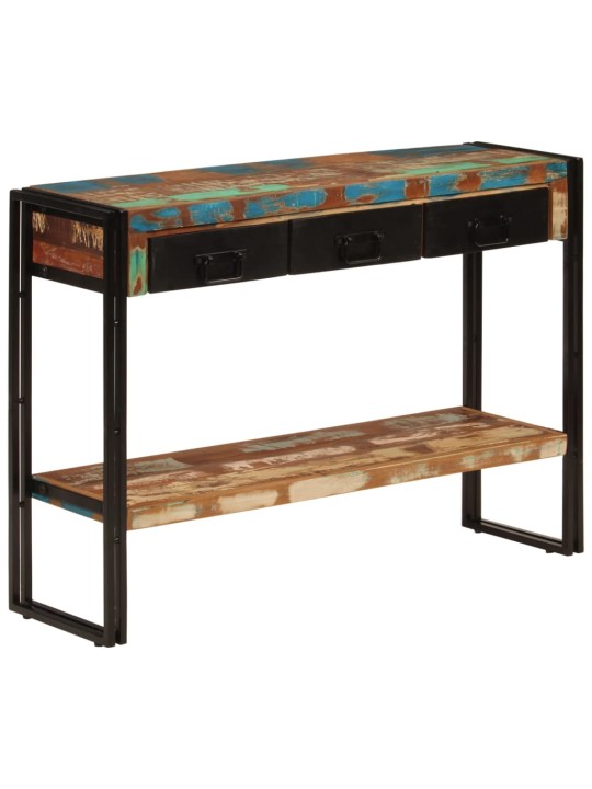 Konzolový stolek 110 x 30 x 76 cm masivní recyklované dřevo