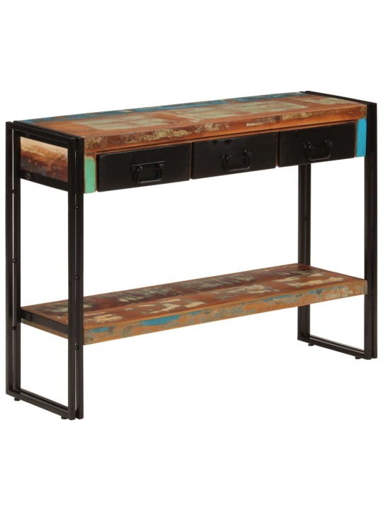 Konzolový stolek 110 x 30 x 76 cm masivní recyklované dřevo
