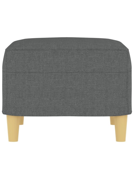 Podnožka tmavě šedá 60 x 50 x 41 cm textil