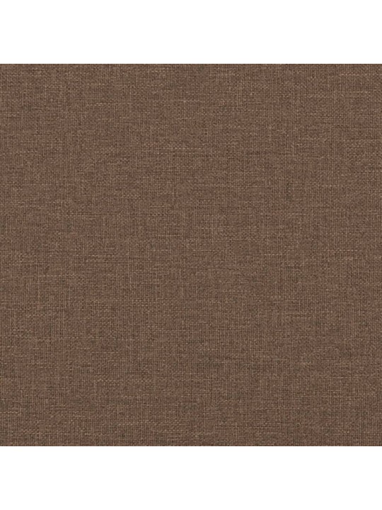 Podnožka hnědá 60 x 50 x 41 cm textil
