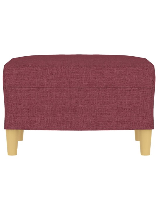 Podnožka vínová 60 x 50 x 41 cm textil