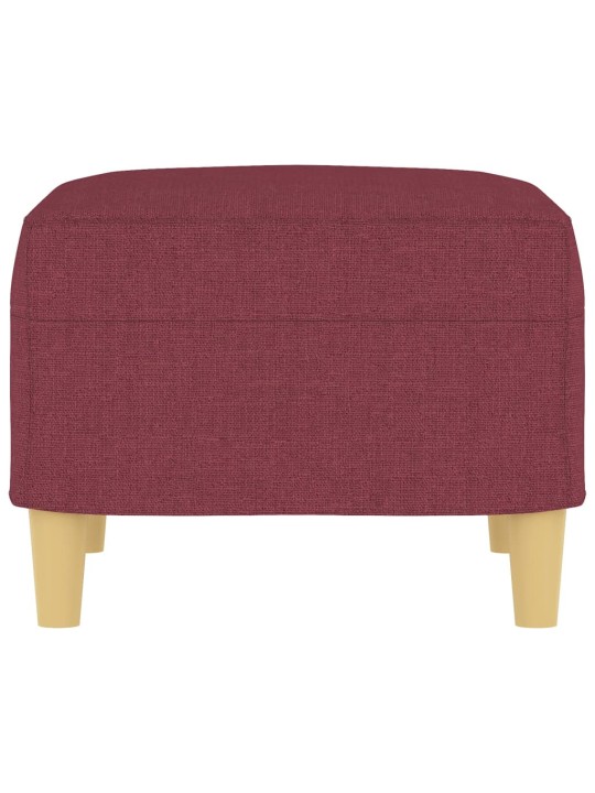 Podnožka vínová 60 x 50 x 41 cm textil