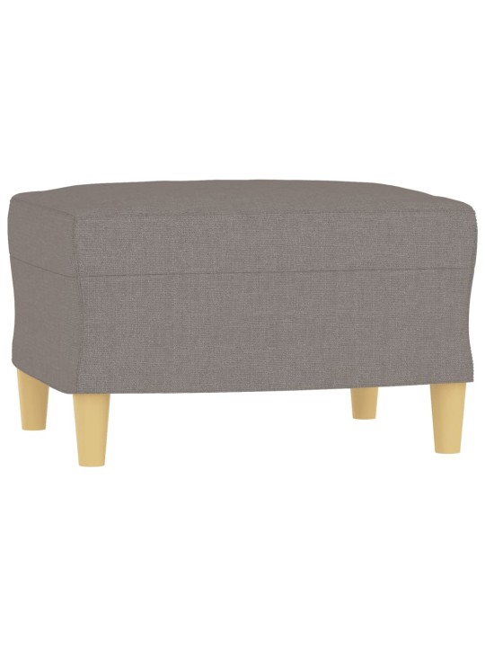 Podnožka taupe 60 x 50 x 41 cm textil