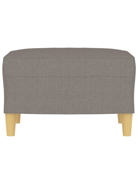 Podnožka taupe 60 x 50 x 41 cm textil