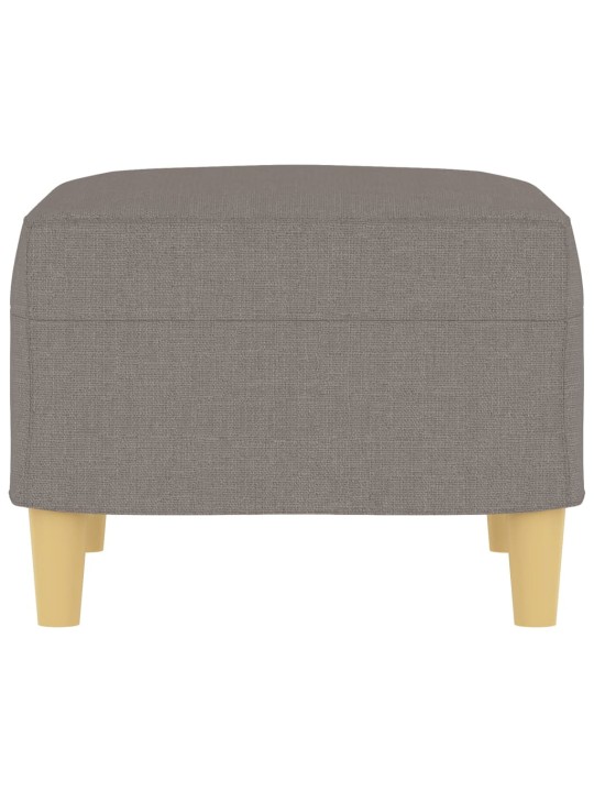 Podnožka taupe 60 x 50 x 41 cm textil