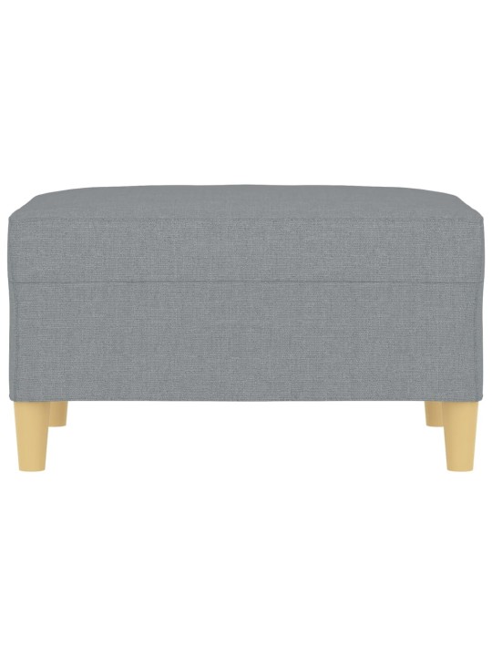 Podnožka světle šedá 70x55x41 cm textil